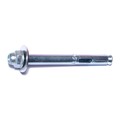 Midwest Fastener Sleeve Anchor, 1/4" Dia., 2-1/4" L, Steel Zinc Plated, 100 PK 04151